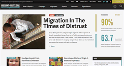 Desktop Screenshot of migrant-rights.org