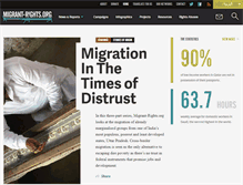 Tablet Screenshot of migrant-rights.org